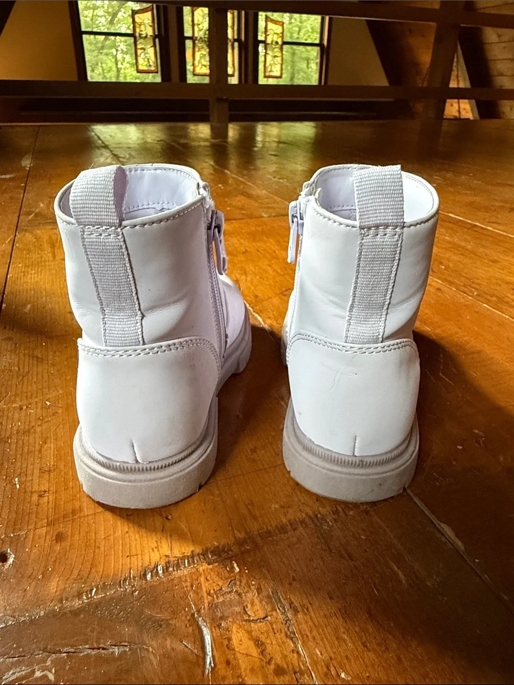 Cat & Jack Lilac Kids Ankle Boots with Side Zip